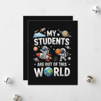 Mes étudiants sont dans ce monde spatial