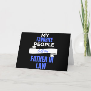 Cartes Pour Fêtes Annuelles Mes personnes préférées m'appellent beau-père
