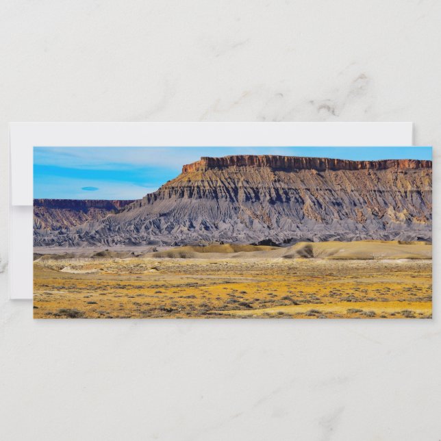 Cartes Pour Fêtes Annuelles Mesa gris foncé (Devant)