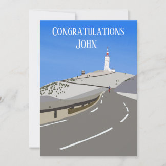 Cartes Pour Fêtes Annuelles message personnalisé mont ventoux