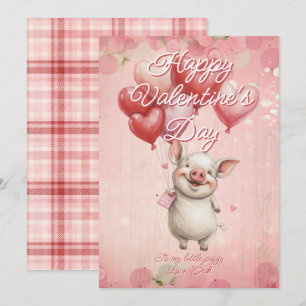 Cartes Pour Fêtes Annuelles Message personnalisé pour la Saint-Valentin avec u
