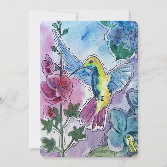 Cartes Pour Fêtes Annuelles Messager de Joie (Devant)