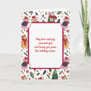 Cartes Pour Fêtes Annuelles Mice de Noël