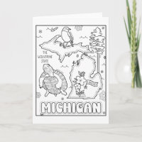 michigan color me collage