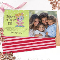 Mid Century Retro Elf 1 Photo Christmas Fun Poème