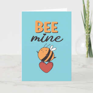 Cartes Pour Fêtes Annuelles Miel Abee Mine Amour Amoureux Pun Saint Valentin