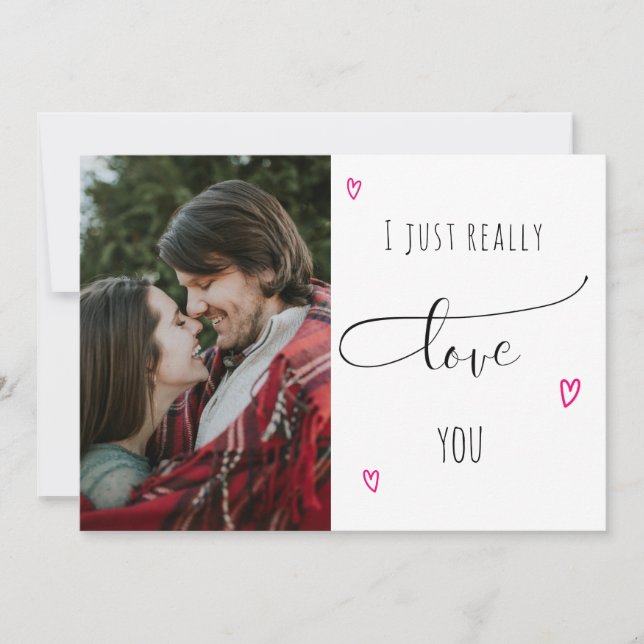 Cartes Pour Fêtes Annuelles mignon je vous aime romantique Saint Valentin/ ann (Devant)
