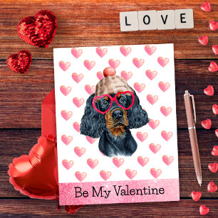 Cartes Pour Fêtes Annuelles Mignon Setter Gordon Je T'aime Toi Chien Saint Val