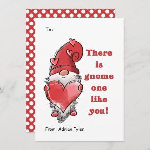 Cartes Pour Fêtes Annuelles Mignonne Gnome One Like You Classroom Valentines D