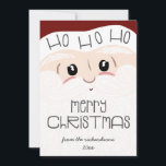 Cartes Pour Fêtes Annuelles Mignonne Père Noël Face Ho Ho Joyeux Noël<br><div class="desc">Mignonne Santa Claus Face Ho Ho Ho Joyeux Cartes de fin de année de Noël - avec mon oeuvre d'origine dessinée à la main d'un visage joyeux père Noël avec barbe et moustache, casquette rouge classique, et père Noël ne serait pas complet sans ses yeux scintillants et joues roses !...</div>