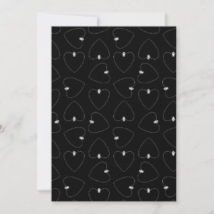 Cartes Pour Fêtes Annuelles Mignons Oiseaux & Cœurs Amour Art Impression Motif