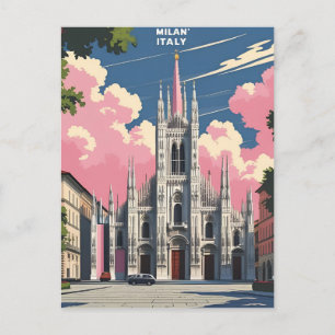 Cartes Pour Fêtes Annuelles Milan Italie Voyage Art – Cathédrale Duomo Ville