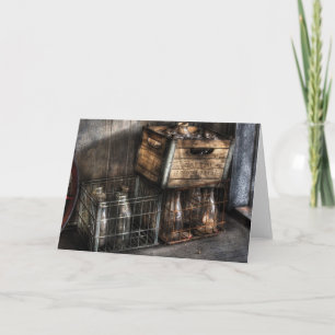Cartes Pour Fêtes Annuelles Milkman - Bouteilles en boîtes