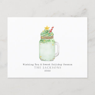 Cartes Pour Fêtes Annuelles Milkshake de Noël Sweet