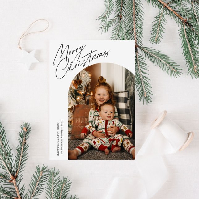 Cartes Pour Fêtes Annuelles mince arc de Noël  (Créateur téléchargé)