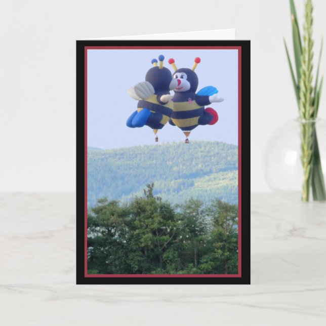 Cartes Pour Fêtes Annuelles Mine d'abeilles (Devant)