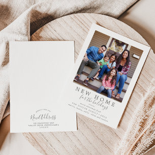 Cartes Pour Fêtes Annuelles Mini Argent Nouvelle Maison Pour Les Vacances Phot