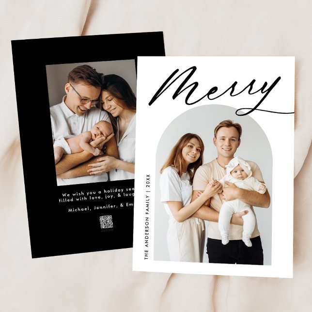 Cartes Pour Fêtes Annuelles Mini Jeu noir Script 2 photo (Créateur téléchargé)