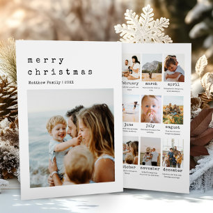 Cartes Pour Fêtes Annuelles Mini machine à écrire Noël Année d'examen photo