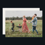 Cartes Pour Fêtes Annuelles Miniature minimaliste manuscrite Love & light Hano<br><div class="desc">Bonne carte Hanoukka ! Une typographie moderne pour cette collection de cartes photos de vacances d'hiver. Pour customiser avec votre photo de famille préférée. Vous pouvez aussi facilement changer la couleur de la police ou de l'arrière - plan à votre goût.</div>