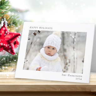 Cartes Pour Fêtes Annuelles Miniature moderne Noël Joyeux vacances photo