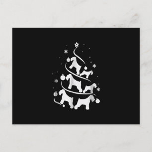 Cartes Pour Fêtes Annuelles miniature schnauzer sapin de noël amoureux des ch