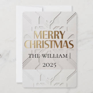 Cartes Pour Fêtes Annuelles Minimalist Modern Merry Christmas Card