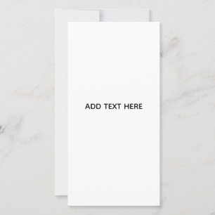 Cartes Pour Fêtes Annuelles Minimaliste Blanc Élégant pour Toutes les Occasion