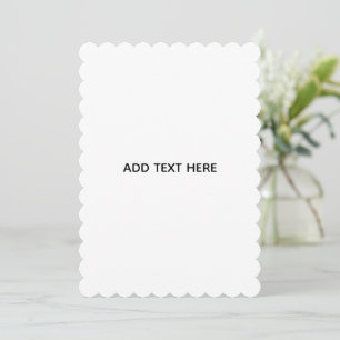 Cartes Pour Fêtes Annuelles Minimaliste Blanc Élégant pour Toutes les Occasion