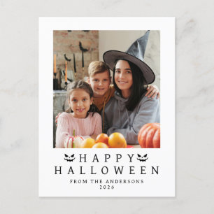 Cartes Pour Fêtes Annuelles Minimaliste moderne Éffrayant Joyeux Halloween 1 P