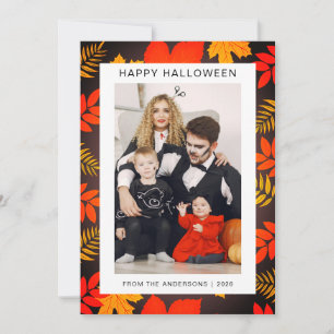 Cartes Pour Fêtes Annuelles Minimaliste moderne Éffrayant Joyeux Halloween 1 P