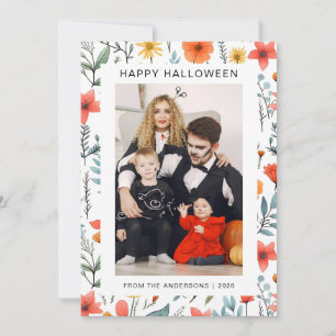Cartes Pour Fêtes Annuelles Minimaliste moderne Éffrayant Joyeux Halloween 1 P