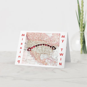 CARTES POUR FÊTES ANNUELLES MISS MON *TWIN* LA RAISON POUR LAQUELLE NOËL EST S