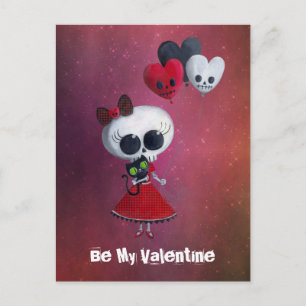 Cartes Pour Fêtes Annuelles Miss Mort Valentine