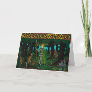 Cartes Pour Fêtes Annuelles Mistletoe King, Mistletoe Lance