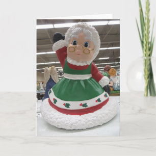 Cartes Pour Fêtes Annuelles Mme Claus Card