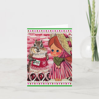 Cartes Pour Fêtes Annuelles Mme Riddle Visite Mme Elizabeth Note Card