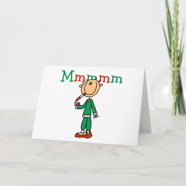 Cartes Pour Fêtes Annuelles Mmmm Sucres de canne T-shirts et cadeaux (Devant)