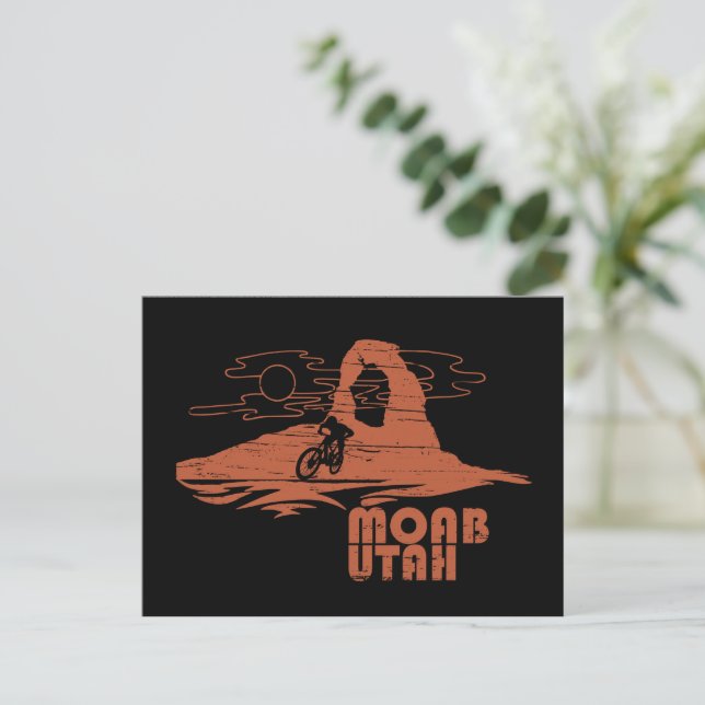Cartes Pour Fêtes Annuelles Moab mtb VTT (Debout devant)