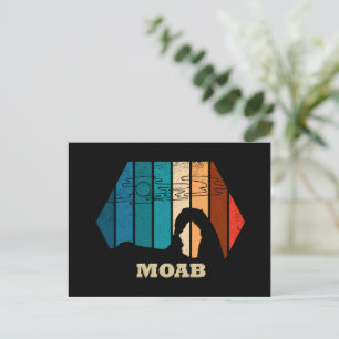 Cartes Pour Fêtes Annuelles Moab Vintage - Utah - Parc national des Arches