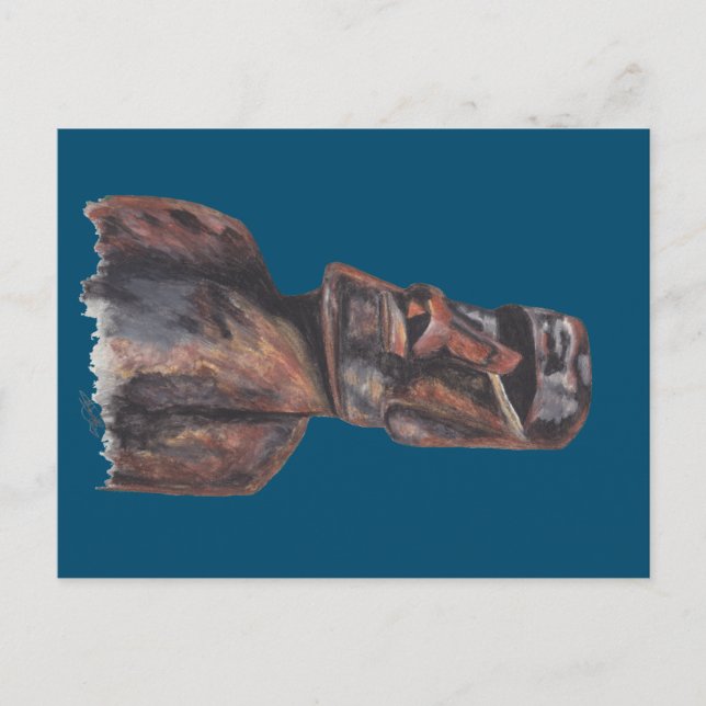 CARTES POUR FÊTES ANNUELLES MOAI (Devant)