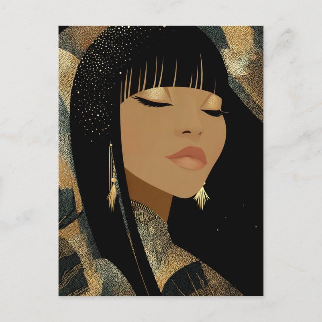 CARTES POUR FÊTES ANNUELLES MODE ESQE # 5 (Devant)