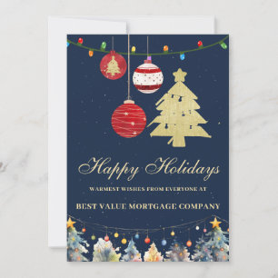 Cartes Pour Fêtes Annuelles Modern Festin Logo Website Business Holiday card