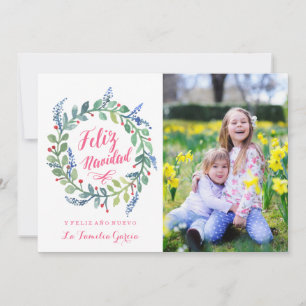 Cartes Pour Fêtes Annuelles Moderna Feliz Navidad   Tarjeta De Navidad