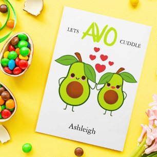 Cartes Pour Fêtes Annuelles Moderne   Avo Cuddle   Saint Valentin