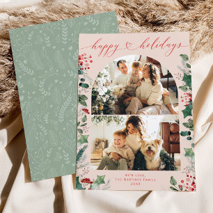 Cartes Pour Fêtes Annuelles Moderne Chic 2 Photo Végétalerie