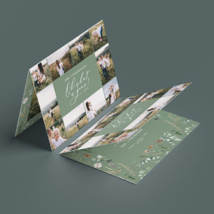 Cartes Pour Fêtes Annuelles Moderne minimaliste 11 photo nouvelle année sage f