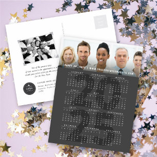Cartes Pour Fêtes Annuelles Moderne minimaliste 2025 Calendrier photo du Nouve