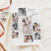 Moderne minimaliste 9 Collage photo Noël