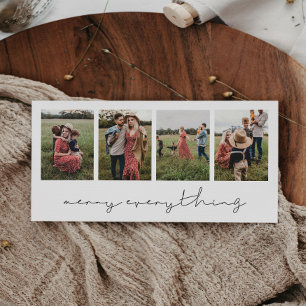 Cartes Pour Fêtes Annuelles Moderne minimaliste Joyer tout 4 Collage photo